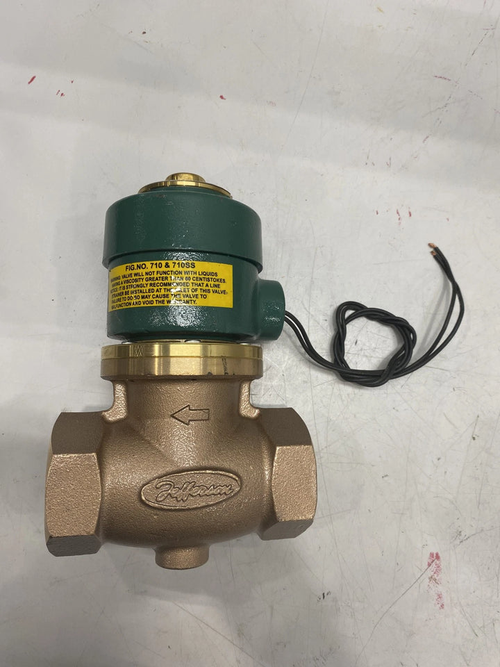 Jefferson 2-Way Bronze Solenoid 1-1/2" NPT Valve (Z1314BV12AT)