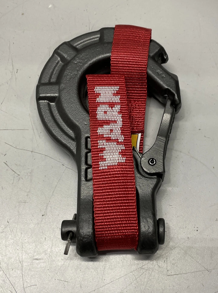 Warn Winch Hook Premium 12,000 lbs Capacity 3/8"Steel Black 92090