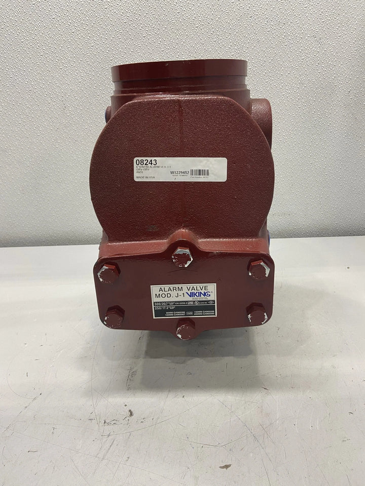 Viking Model J-1 Alarm Check Valve Groove/Groove 6″ Red 08243