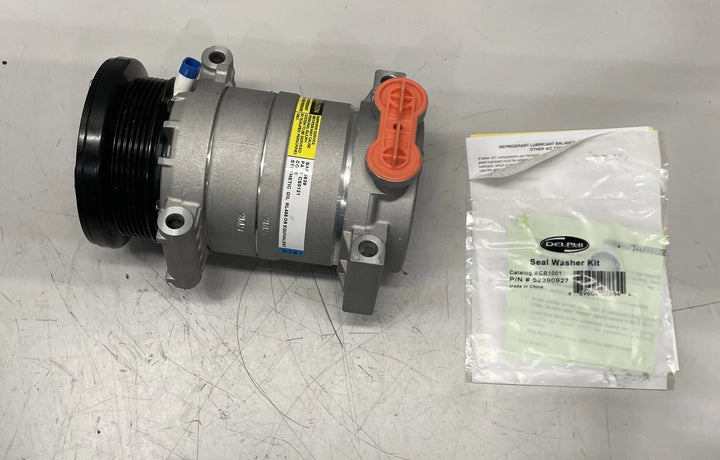 Delphi A/C Compressor with Clutch 12V R134A 6 Groove H6 CS0121