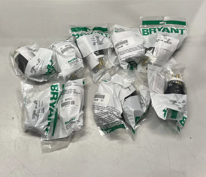 (Lot Of 10) Bryant NEMA L15-30 30A 250V Locking Plug 71530-NP