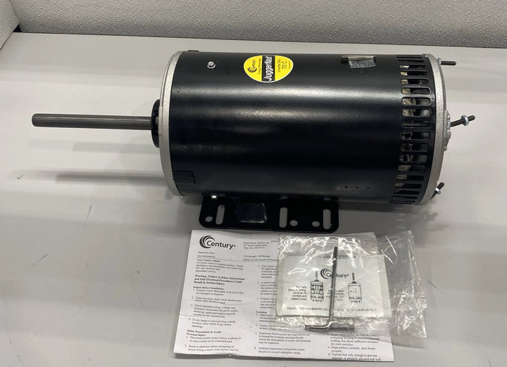 Century Condenser Fan Motor Rigid Base Mount, Open Air Over 1HP 1 Speed H1053AV1