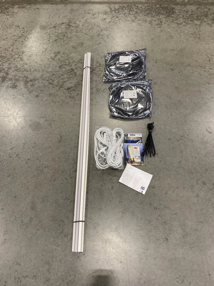 Aqua Blaze Pontoon LED Light Kit LED-PBDK20RGB-FC-DP 16-22' Boats 20' LED Strip