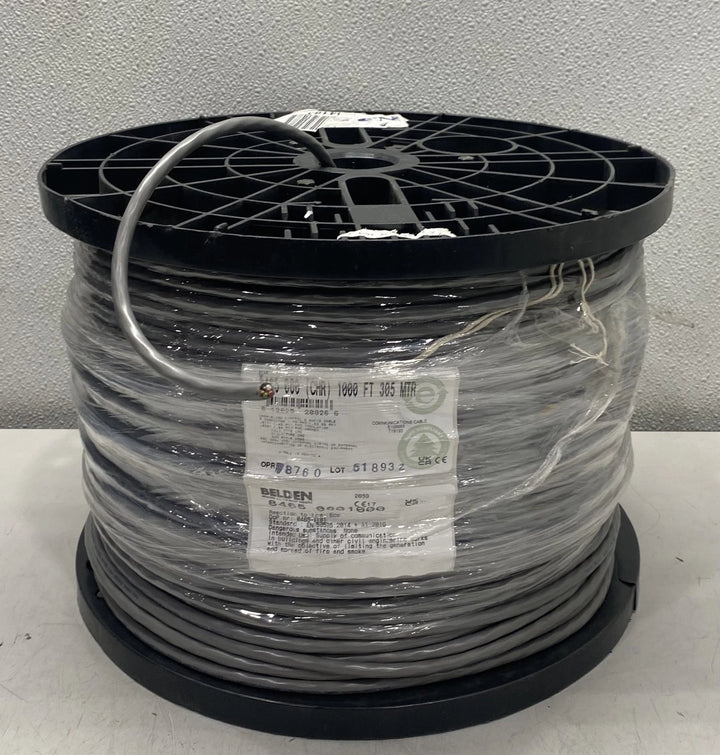 Belden Multi-conductor Cable 5COND 18AWG Chrome 1000 FT 8465 0601000
