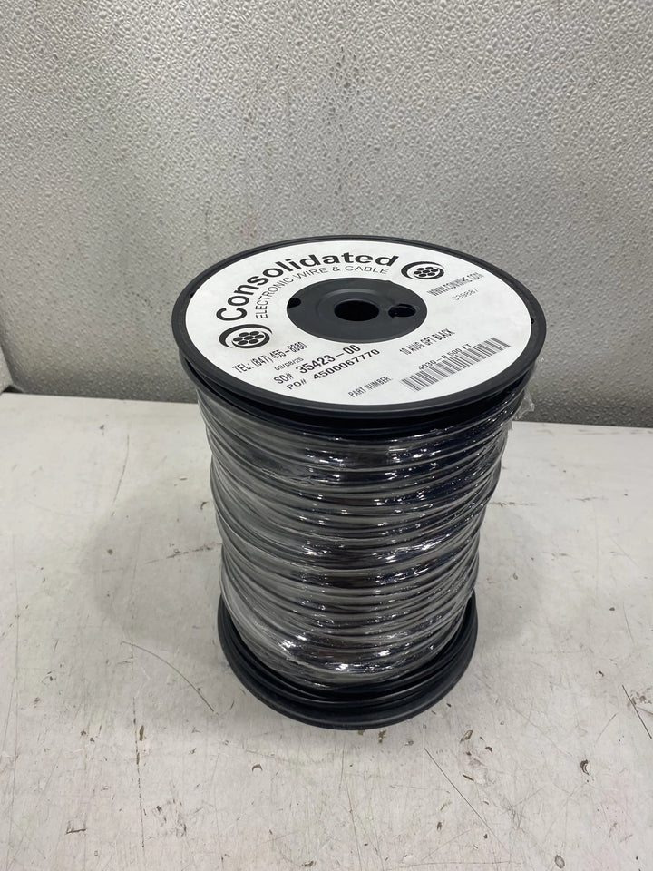 Consolidated Wire 4030-0 500 FT 10 AWG GPT Black