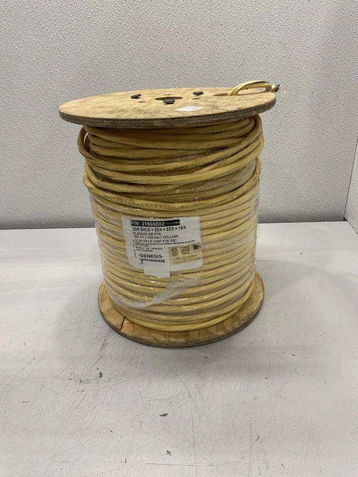 Honeywell Genesis Plenum Access Control Cable 500' Yellow 31965002