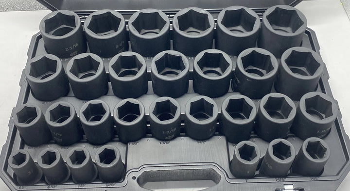 GEARWRENCH 3/4" Drive 6-Point Deep SAE Impact Socket Set (29-Piece) 84037