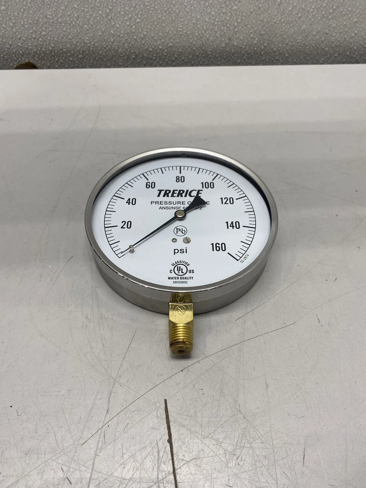 Lot of 3 Trerice 620B4502LA160 Pressure Gauge