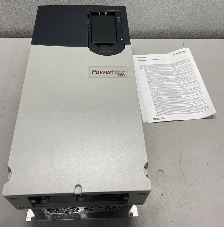 Allen-Bradley PowerFlex 753 60 HP 77 A 480V AC Drive 20F11ND077JA0NNNNN