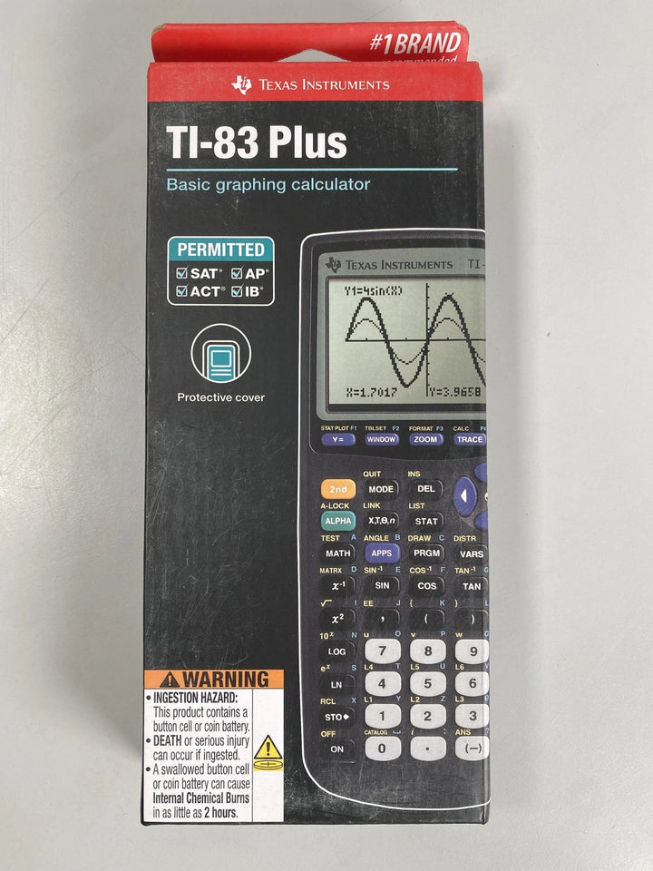 Texas Instruments TI-83 Plus Basic Graphing Calculator - Black