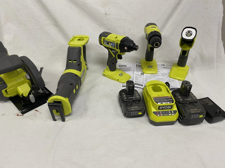 Ryobi PCL1600K2 ONE 18V 6-Tool Combo Kit