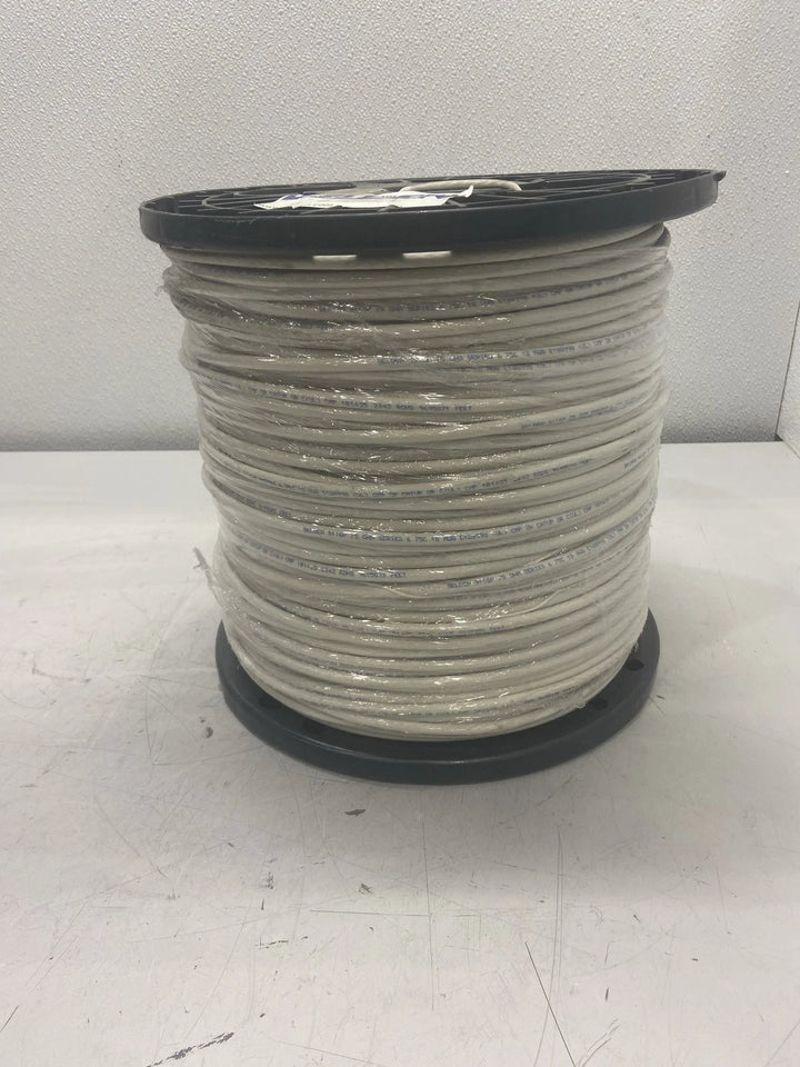 Belden 1000 FT' RG6 18 AWG Solid Bare Copper Covered Steel Conductor White 9116P