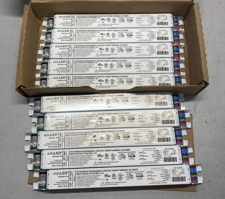 eldoLED Programmable LED Driver 50W Dimmable 2743X3 (BOX OF 10)