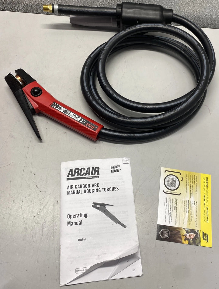Arcair K3000 Torch With 10Ft 360Degree Swivel 61-065-003