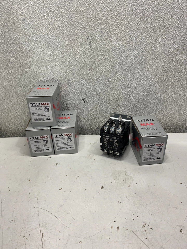 Titanmax 3 Pole 30Amp 208-240V Contactor TMX330C2 Lot of 4