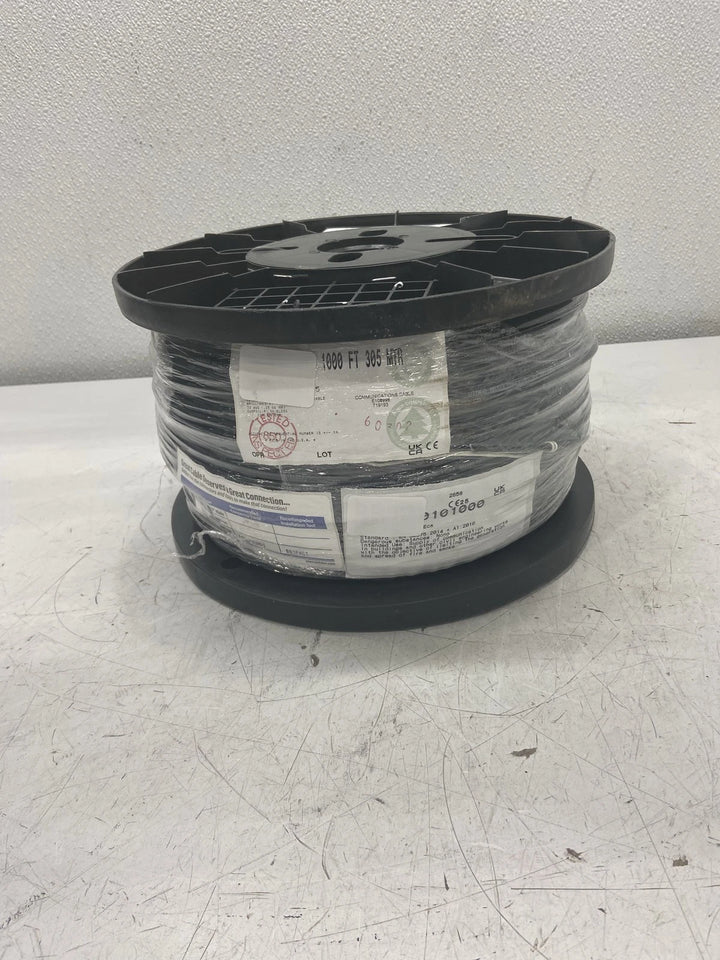 Belden 23 AWG Solid Black 1000' Precision Video Cable 4855P