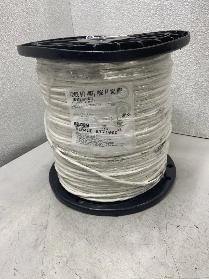 Belden Security/Alarm Cable Plenum-Cmp 6-18 AWG Stranded White 6304UE 8771000