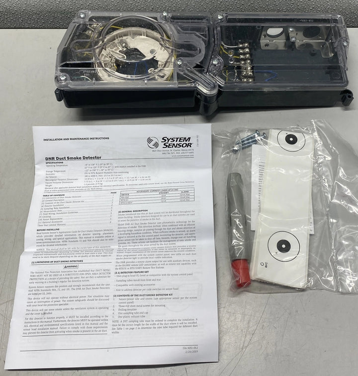 System Sensor DNR Relay Duct Mounted Smoke Detector