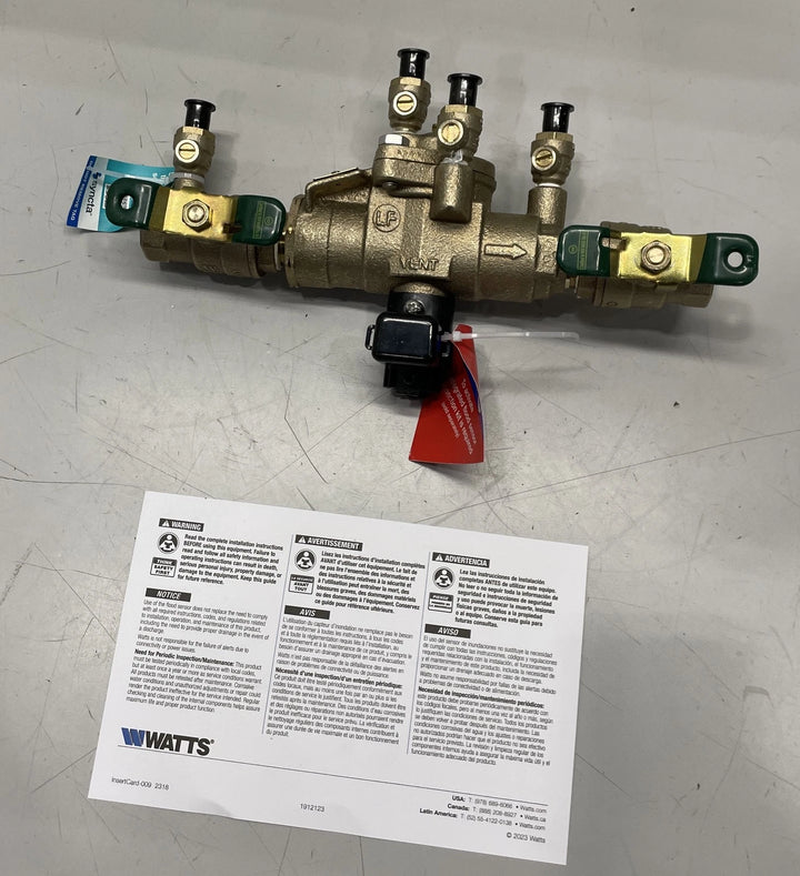 Watts 88004111 3/4 in. Reduced Pressure Zone Assembly