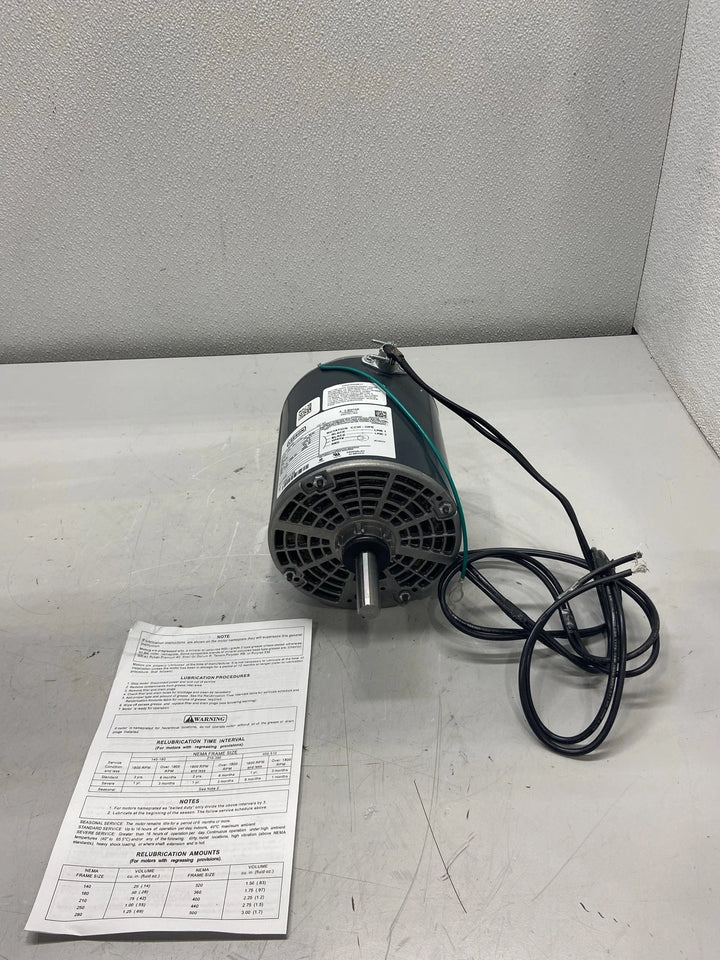 Heatcraft Refrigeration 460V1Ph 1/2Hp 1075Rpm Cwse Motor 5003PS