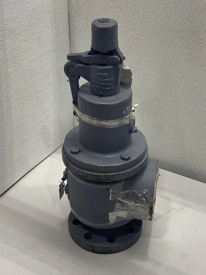Kunkle 6252FLJ01 Safety Relief Valve 2.5" 250# Flange x 4" FNPT ASME Cast Iron