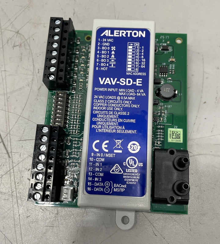 Alerton Field Controller 65 VA 24 VAC .5 A VAV-SD-E