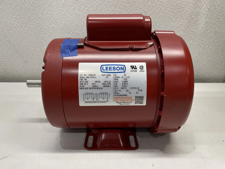 1/2HP LEESON 1725RPM 56 TEFC 1PH HI-TORQUE MOTOR 110086.00