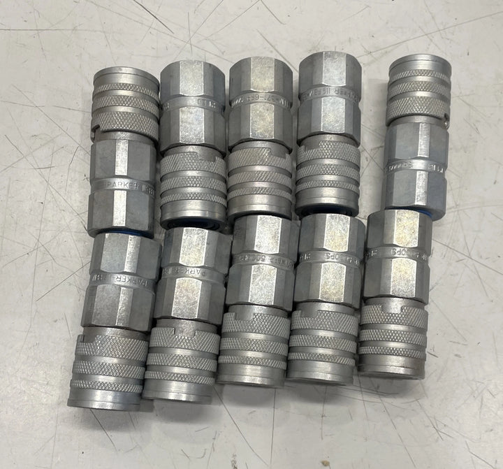 Lot of 10 Parker Hydraulic Quick Coupling FEM-371-6FP