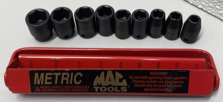 *PREOWNED* MAC Tools 1/4" Drive Impact Socket Set SMMP96TR