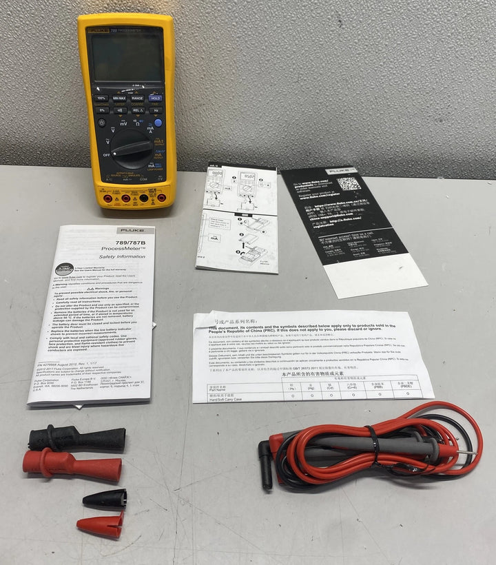Fluke 789 Process Meter Multi Meter W Loop Calibrator 4-20 mA 1633984