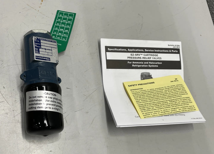 Hansen EZ-Relief Cartridge Valve 1/2" MPT 250 PSI NH3 EZB/250