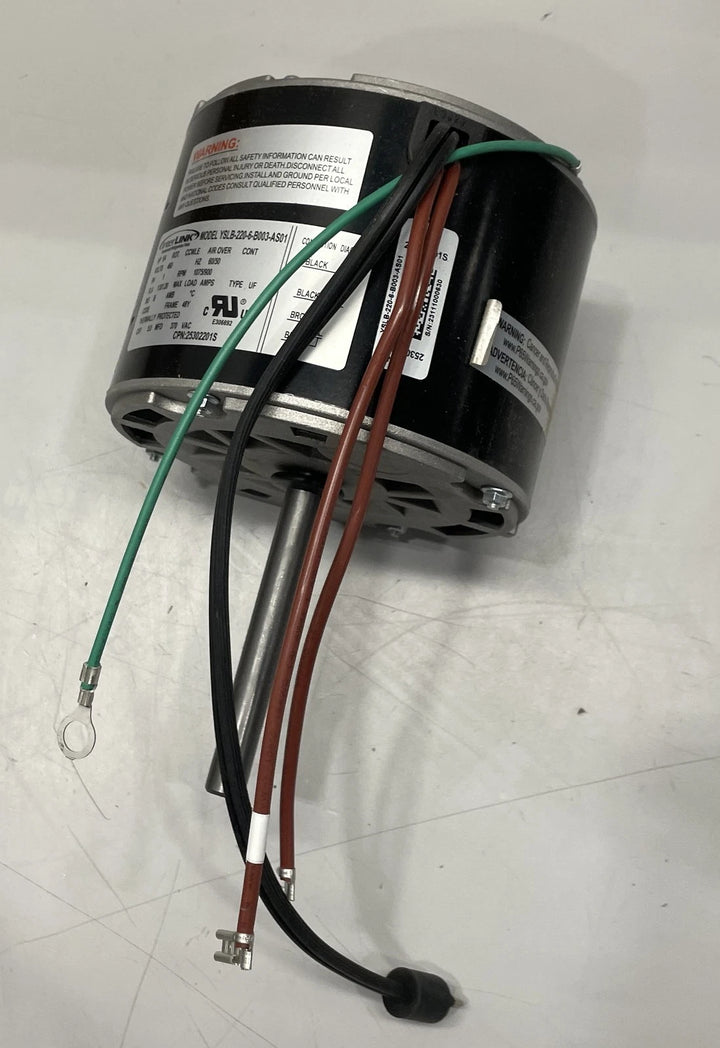 Heatcraft Motor 1/4 HP 460/1/60 1075 RPM Clockwise 25302201S