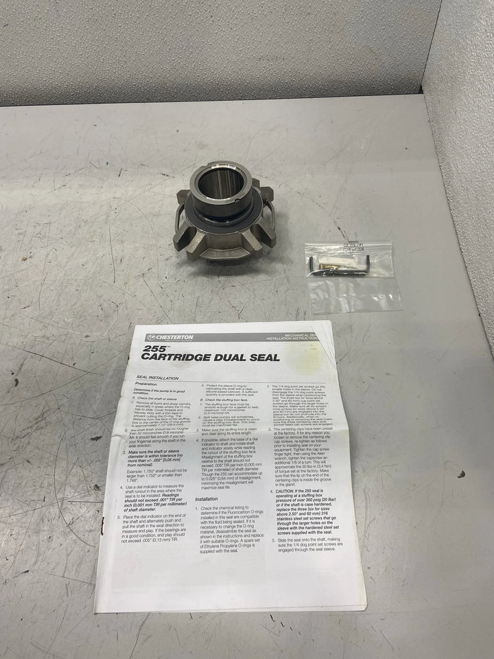 Chesterton Standard Cartridge Dual Seal 1.978" Shaft 255/OEM-16