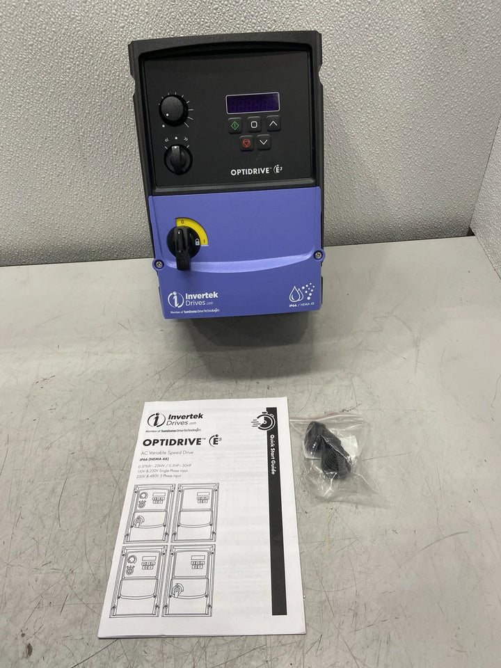 Invertek Optidrive E3 Variable Frequency Drive ODE-3-220070-3F4B