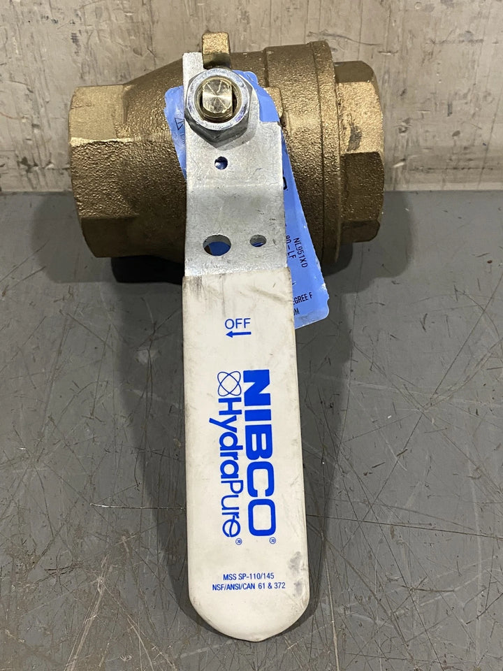 Nibco 2" Bronze Full Port Manual Ball Valve T-585-80-LF