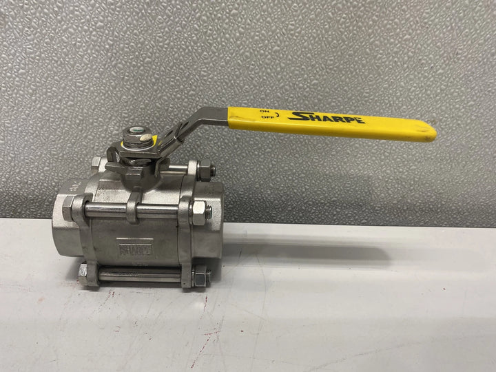Warren 1-1/2" CF8M Ball Valve 1000 WOG 1030C Weld on Fitting