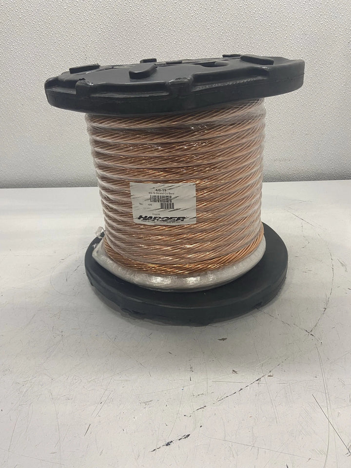 Harger #4 Stranded Bare Copper Ground Wire 100'
