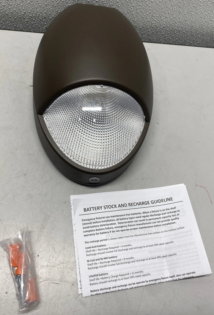 Mako LED Emergency Light MAKO-LED-ACEM-DB Dark Bronze
