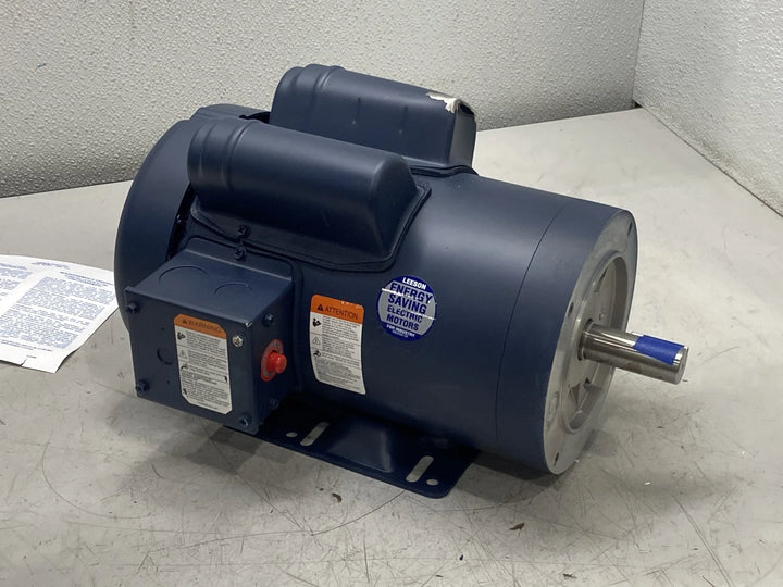 Leeson P145K17FK10E 2HP Electric Motor 1800RPM 1PH 145TC TEFC 115/230V