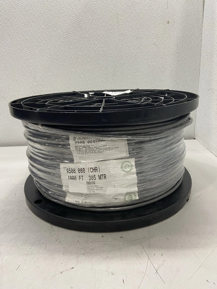 Belden Multi Conductor Computer Cable 8 Pair 24AWG PVC 9508 060