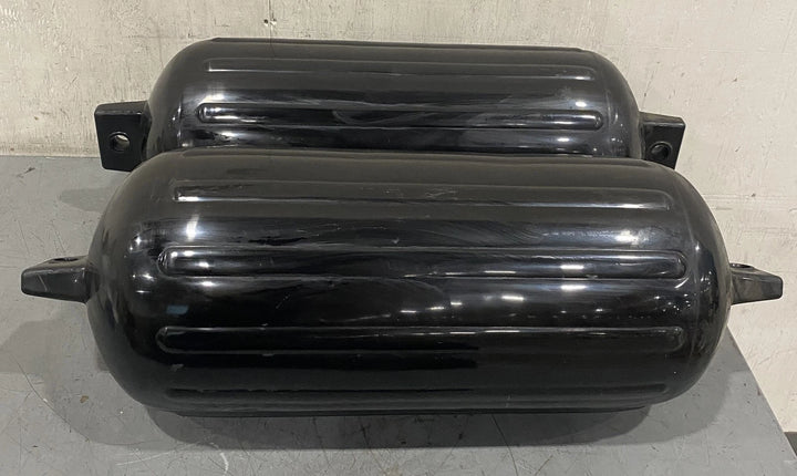 2 Polyform G-6 Boat Fenders Black 11” x 30”