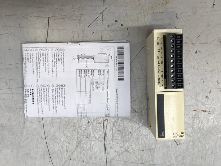Schneider TWDAMM3HT Twido Analog Mixed I/O Module 2-In/1-Out 4-20mA 10V lot of 2