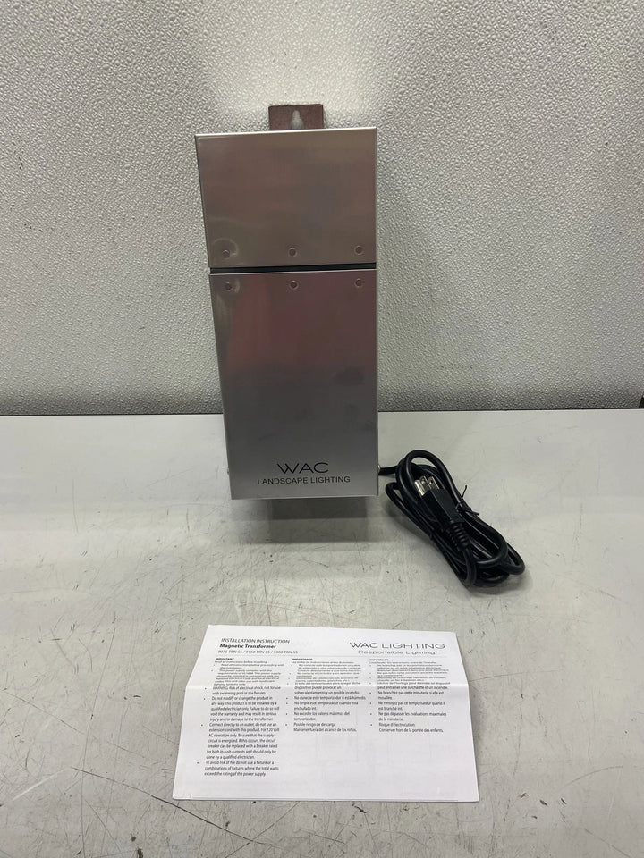 WAC Lighting 12-15V Outdoor Magnetic Transformer 9075-TRN-SS 75W