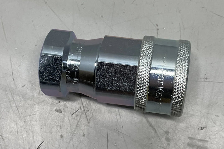 Parker Valved Hydraulic QC Coupler 7/8-14 ORB Female 6608-10-10 (Lot Of 10)