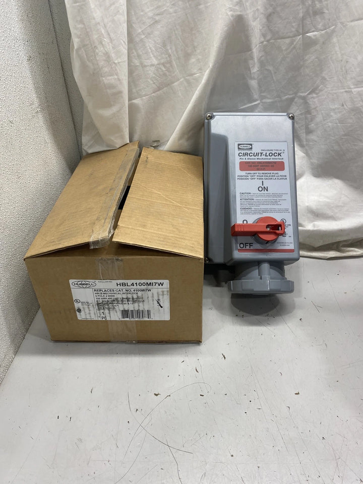 Hubbell HBL4100MI7W Mecahnical Interlock 100AMP 480VAC