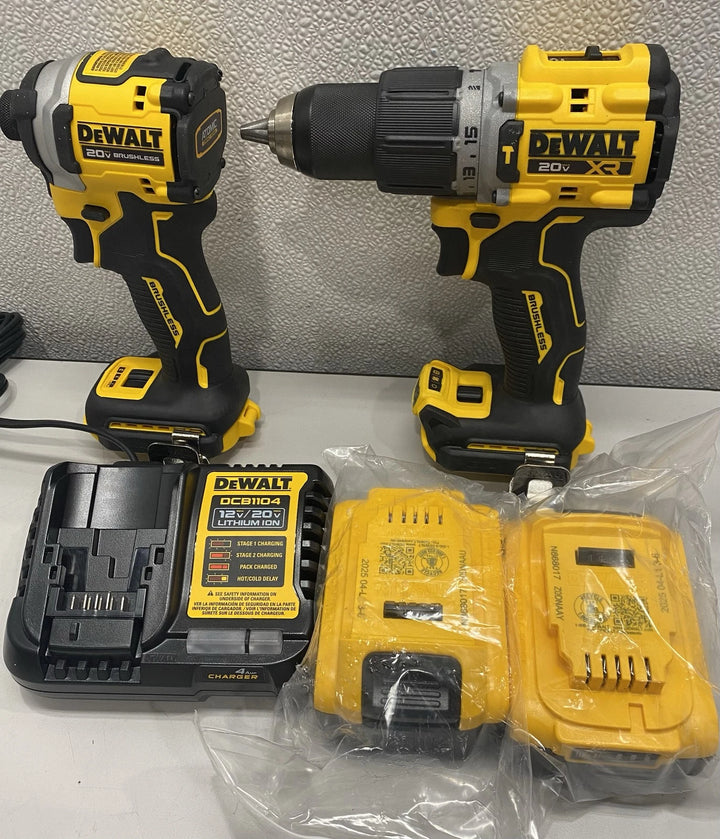 DEWALT 20-Volt MAX XR Hammer Drill and ATOMIC Impact Driver Combo Kit DCK2050M2