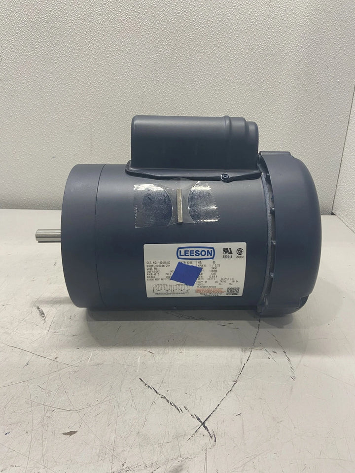Leeson 1HP 3450RPM 56C TEFC 115/208-230V 1PH Motor 110415.00