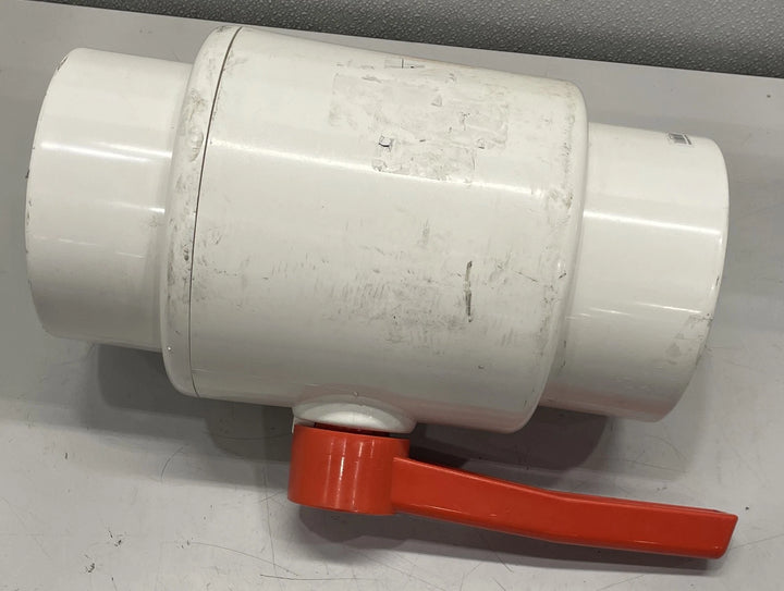 Everflow 6 Economy PVC Solvent Ball Valve White 260S600