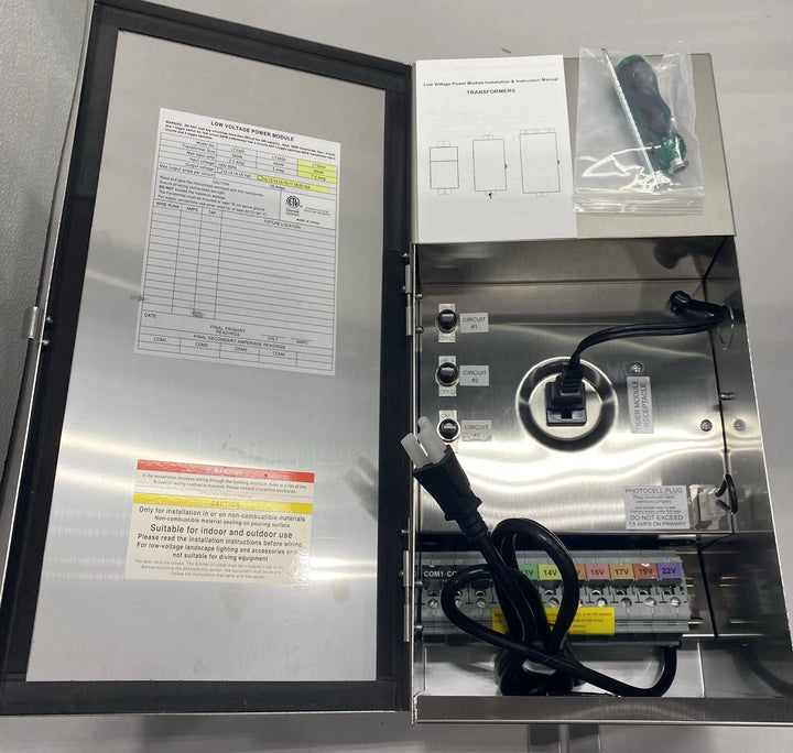 Cardon Lighting Low Voltage Transformer Triple Com TF900