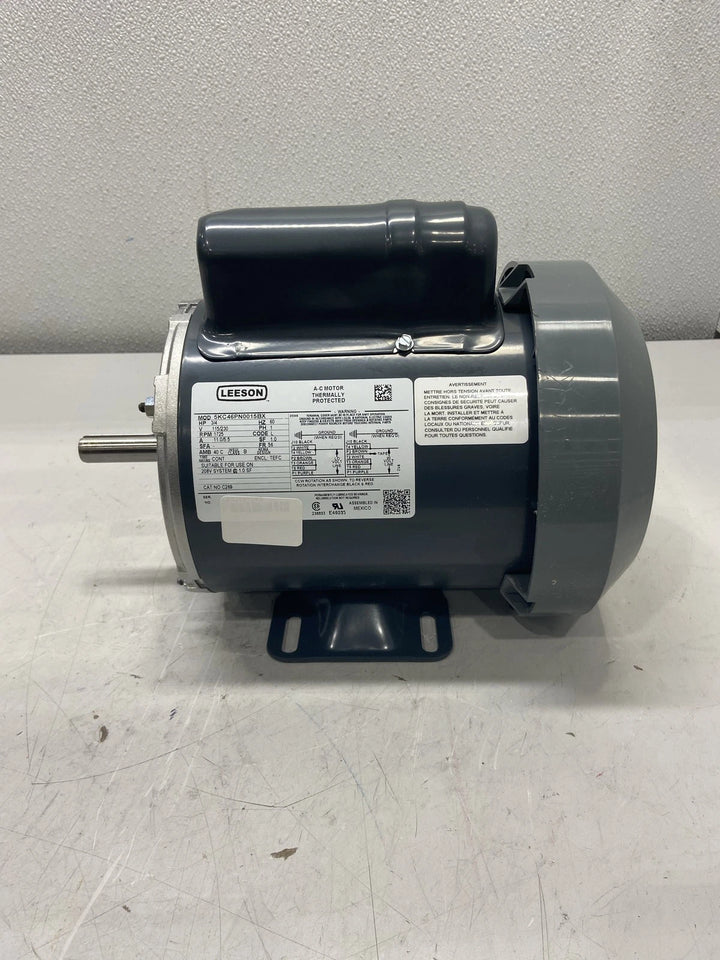 Leeson 3/4HP 1725RPM 56 115/230V TEFC 1PH Motor C269 5KC46PN0015X